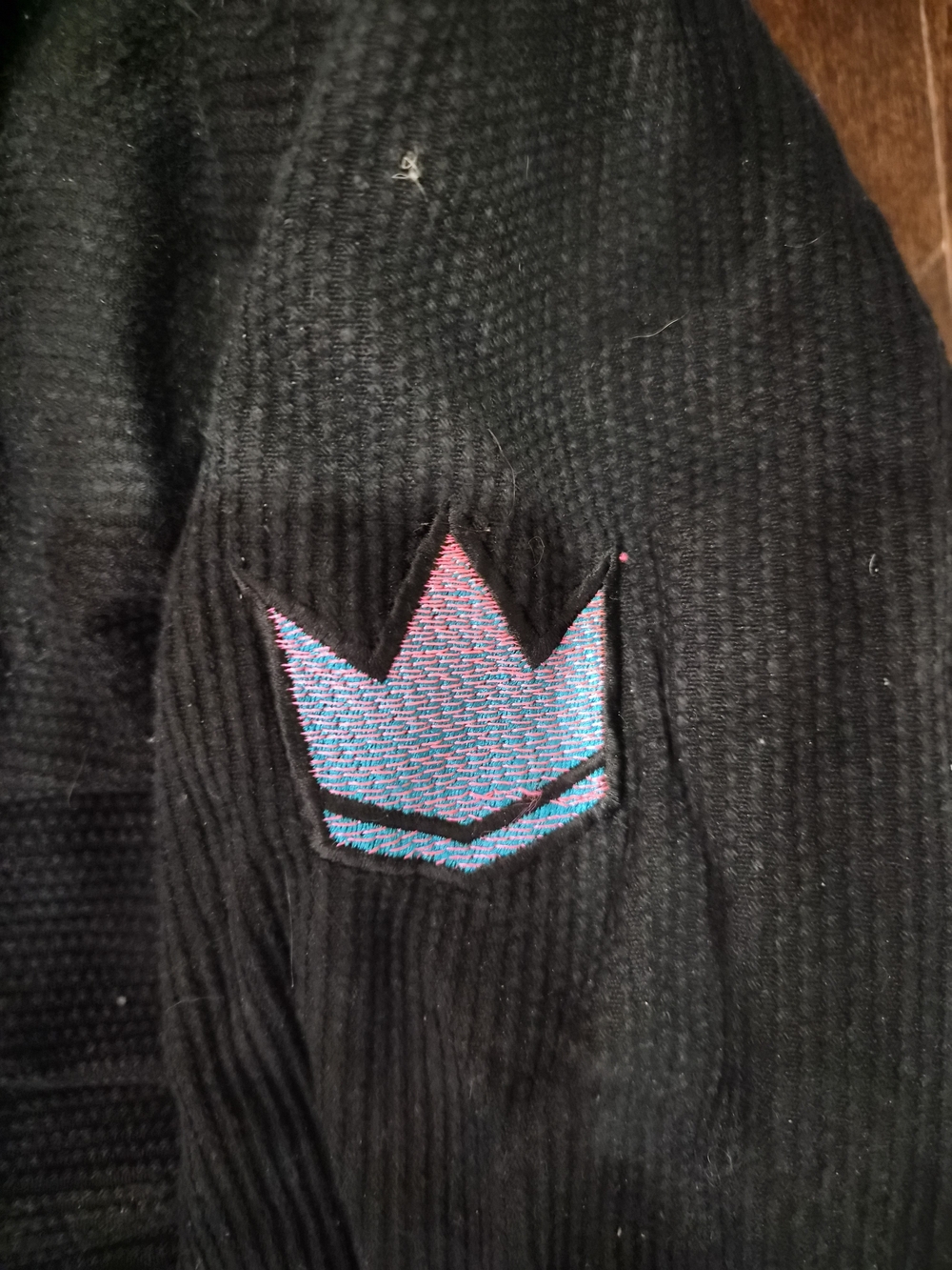 Kingz Black Brazilian Jiu-Jitsu Gi with Purple Accent Patches - Picture 2 of 4